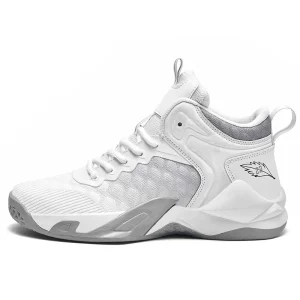 Customizable Plus-size Men’s Stylish Non-Slip Basketball Shoes Breathable and Waterproof Winter Sports Shoes