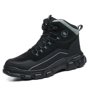Customizable Unisex Modern Safety Shoes for Men Standard Steel Toe Protective Anti puncture Lightweight Factory Work Shoes