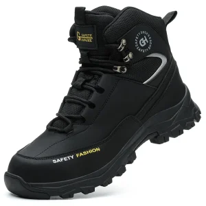 Customizable Unisex Modern Safety Shoes for Men Standard Steel Toe Protective Anti-puncture Lightweight Factory Work Shoes