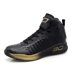 Customizable logo Fashionable Anti-slip Unisex Sports Shoes with Lace up Breathable High Top Men’s Basketball Shoes