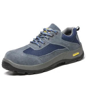 Customized Anti Skid Anti Puncture Lightweight Men’s Steel Toe Safety Shoes Stab Resistant Work Footwear