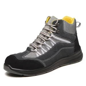 Customized High Quality Fashionable Suede Industrial Men’s Work Boots Breathable Rubber Outsole Safety Shoes Steel Toe
