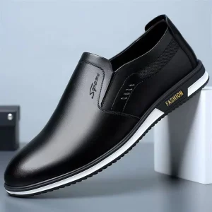 Customized Leather Men’s Casual Shoes Pu Sport Shoes Flat Bottom