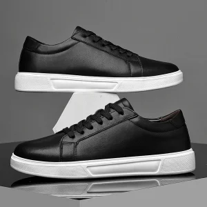 Customized Low Top Casual Leather Shoes Men Sneakers High Quality Comfort Durable Winter Waterproof Anti Slip Fashion Trend