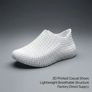 Customized Men’s 3D Hollow Running Shoes Sporty Style Fashion Trend Light Weight Breathable Upper Slip Anti Slippery