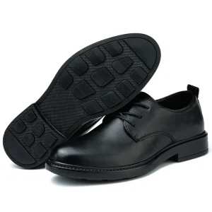 Customized Men’s Low Cut Comfortable Cowhide Executive Office Shoes 6KV Insulated Breathable Anti Slip Factory Safety Work Shoes