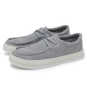Customized Men’s Trendy Fashion Casual Sports Sneakers Walking Style Shoes Canvas Flat Loafers Comfort Shoes