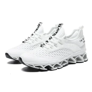 Designer Fashion Men’s and Women’s Running Shoes Hollowed Out Soft Soled Marathon Running Shoes