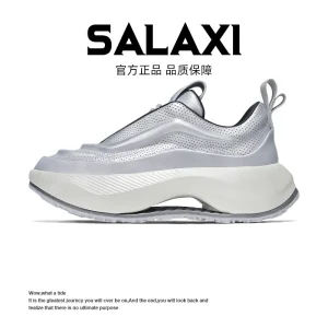 Designer Men’s Chunky Sneakers Trendy Platform Skateboard Shoes Lace-up Breathable Streetwear Luxury Walking Trainers