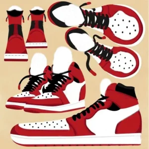 Designer Original Brand High Top Retro 1 Sports Shoes Custom LOGO Men’s OEM Basketball Sneakers Casual Summer EVA