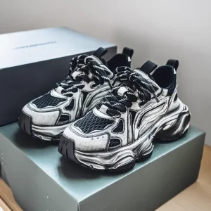 Designer Shoes Versatile Men’s Dad Shoes Lace-up Thick Sole Fashion Sneakers Outdoor Mesh Breathable Casual Running Shoes