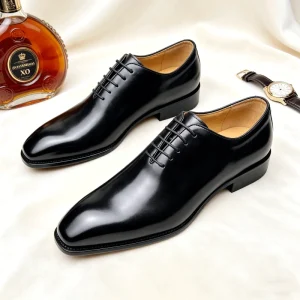 Dress Shoes Business Men’s Oxford Shoes Black Men’s Work Office Wedding Men’s Leather Shoes Design