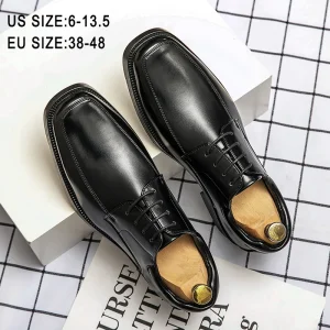 Dress Shoes Casual Leather Shoes for Men British New Style Business Formal Wear Tassel Round Toe Mens Shoes