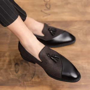 Durable Fashion Causal Dress Shoes Classical Comfortable Breathable Real Genuine Leather Shoes for Men