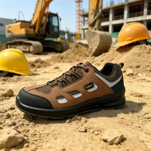 ESD Men’s Safety Shoes Steel Toe Anti Static Anti Slip Insulating Work Shoes for Electronic Manufacturing Workshop