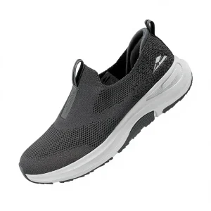 Elderly Senior Men’s Four Seasons Breathable Mesh Non Slip Walking Shoes Sneakers Light Sneakers for Men