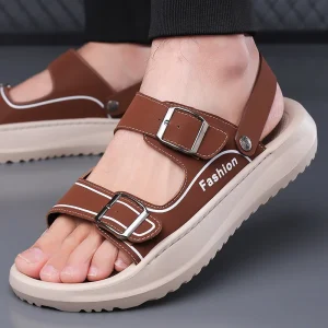 Extra large Mens Sandals Soft Non slip Thick Sole Open toe Extra wide and Extra fat Sandals Casual Outdoor Beach Shoes for Men