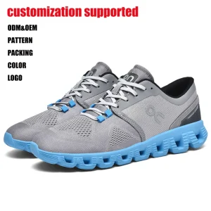 Factory Cross Border Multicolor Mens Shoes Thick Soled Breathable Lightweight Mesh Jogging Running Shoes