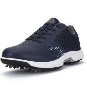 Factory Custom Casual Golf Shoes Rubber Outsole Leather Upper Fashion Non slip Unisex Sports Summer Winter
