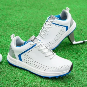 Factory Custom Design Golf Shoe OEM Waterproof Professional Outdoor Men Sneakers Large Size 40 47