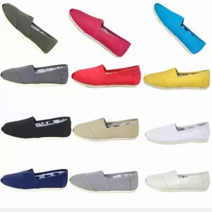 Factory Customized Men Spring Summer Slip-on Flat Shoes Loafers Walking Style Casual Shoes Loafers Men’s Trendy Canvas Shoes