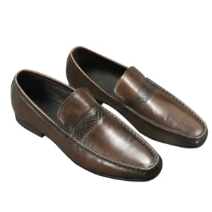 Factory Customized Men’s Casual Shoes Pointed Toe Loafers Genuine Leather Slip On Comfort Breathable Office Shoes Spring Summer
