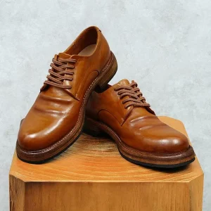 Factory Customized Men’s Luxury Italian Design Formal Oxfords Dress Shoes Handcrafted Genuine Leather Office Business Lace-Up