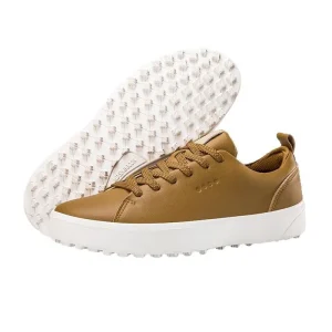 Factory Direct Breathable Leisure Lace Up Men’s Golf Shoes Sports Sneakers with Cotton Lining Solid Color
