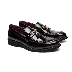 Factory Direct Full Grain Cow Leather Men’s Big Size Loafers Shoes Business Offices Shoes