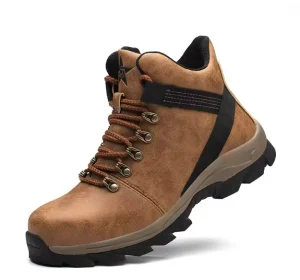 Factory Direct High Quality Men’s Work Boots Customizable Steel Toe Anti Smash Indestructible Safety Shoes