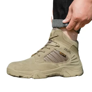 Factory Direct Men’s Western Work Boots Safety Footwear with Steel Toe for Outdoor Winter Summer Autumn Trips
