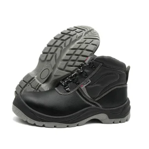 Factory Direct Men’s Work Safety Shoes CE Standard Iron Head Bottom Anti-impact Anti-Slip Features Leather PU