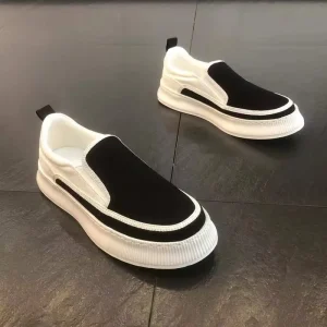 Factory Direct New Arrival Men Canvas Sneakers Breathable Soft Comfort Casual Walking Footwear for Daily Street Wear