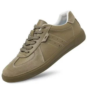 Factory Direct Sale Men’s Lace-Up Espadrilles Walking Shoes Fashion Trend Artificial Leather