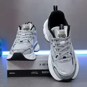 Factory Direct Sale Summer Mesh Breathable Sports Shoes Wear-resistant Thick Sole Men’s Casual Loafers