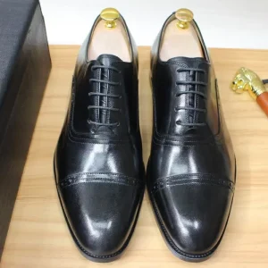 Factory Direct Sales Custom British Vintage Men’s Dress & Oxfords Shoes Casual for Autumn Day Wear