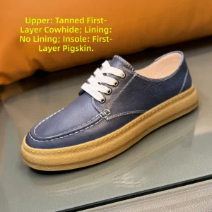 Factory Direct Supply of Genuine Leather Simple and Stylish Casual Men’s Shoes Fast Delivery