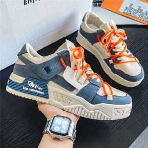 Factory High quality Spring Men’s Shoes New Trendy Versatile Casual Sports Shoes Men’s Original Niche Thick soled Shoes