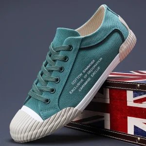 Factory Light Weight Casual Classic Sneakers Trendy Sport Walking Men’s Canvas Shoes Spring