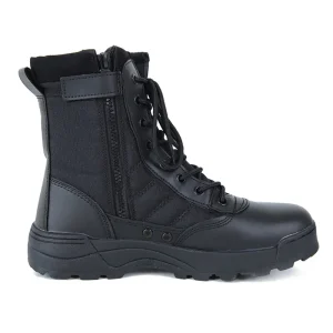 Factory Men’s Black Outdoor Anti kick Working Training Safety Shoes Anti slip Hiking Climbing Boots Tactical Boots Shoes
