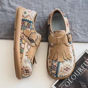 Factory Men’s Trendy Walking Shoes Slip-On Soft Canvas Upper Loafers for Both Feet