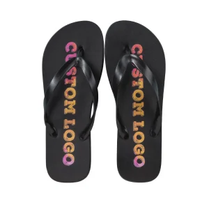 Factory New Men’s Women’s Beach Casual Fashion Clip Shoes Indoor outdoor Brand Flip flops Custom PVC Outsole