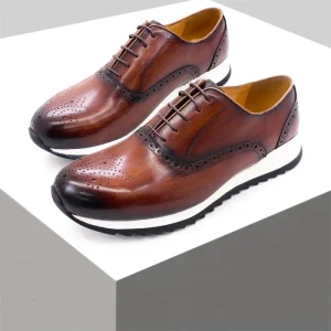 Factory Price Luxury New Italian Stylish Handmade Genuine Leather Mens Oxford Dress Shoes