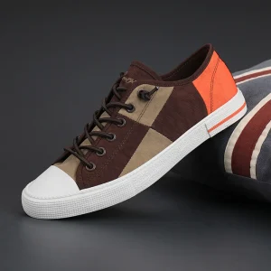 Factory Quality Men’s Color Cloth Breathable Fashion Canvas Shoes Comfortable Men’s Shoes