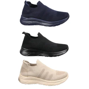 Factory Soft Comfortable Men’s Sports Running Shoes Spring/Summer/Autumn Slip-On Mesh Breathable Fashion Trend