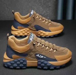 Factory Trend Custom-made Men’s Sports Shoes with Ultra-thick Soles Non-slip Breathable Lightweight Men’s Casual Walking Shoes