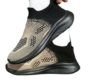 Fall New Casual Shoes Breathable Athletic Sneakers Men’s Slip On Lightweight Versatile Running Shoes