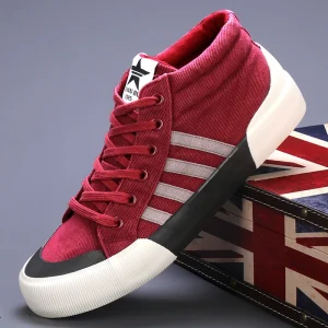 Fashion Canvas Shoes New Design Footwear Male Popular Sneakers Comfortable Couple Walking Style Shoes Men’s Casual Shoes