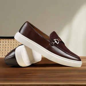 Fashion Casual Pu Leather Comfortable Men Business Formal Casual Leather Metal Shoe Buckles Dress Shoes Oxfords Shoes for Men
