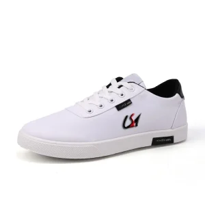 Fashion Classic Men Casual Shoes White Canvas Shoes